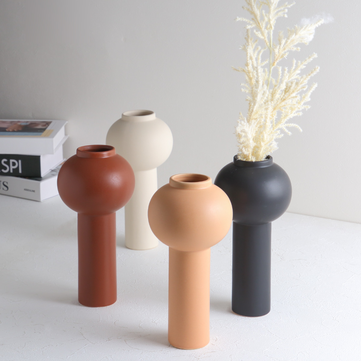 花瓶 パレス ベース テラコッタ フラワーベース （ 花びん 花器 無地