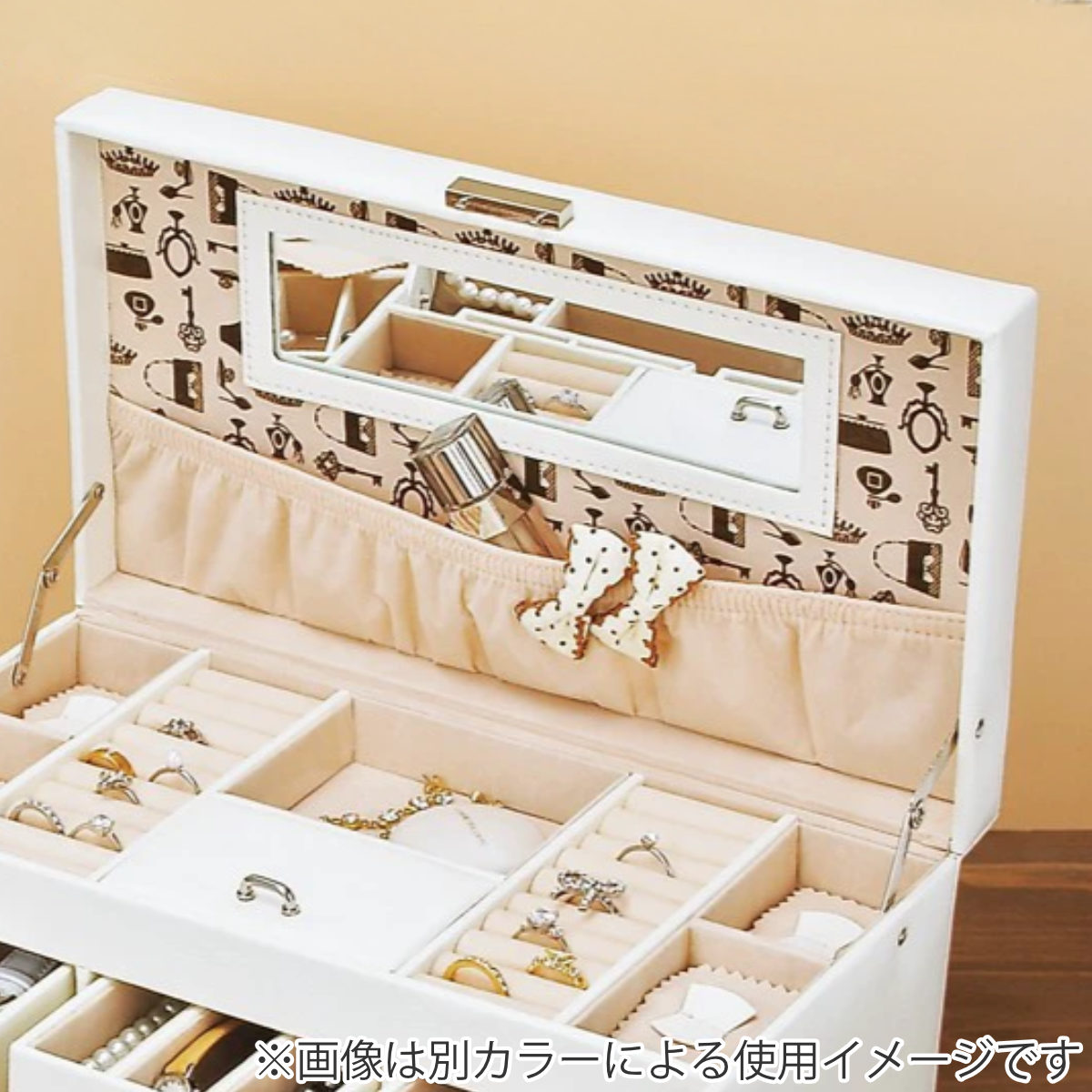 小物収納 スウィート ジュエリーボックス LLサイズ アクセサリー 