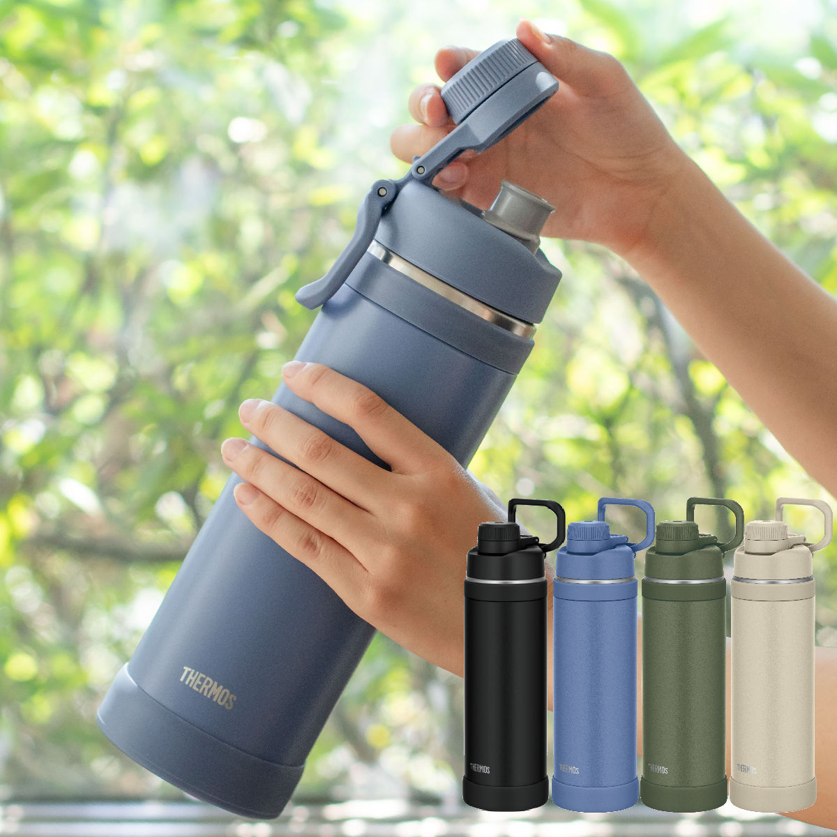 THERMOS（サーモス） 水筒 1L 真空断熱スポーツボトル 保冷専用