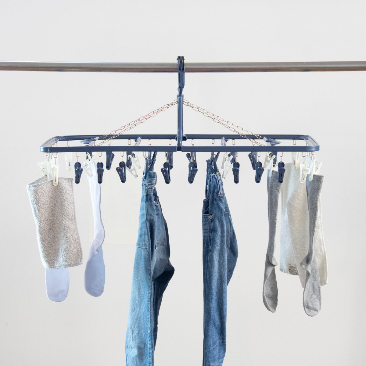 洗濯ハンガー 角ハンガー 40ピンチ 干し分け neo （ 洗濯 ハンガー