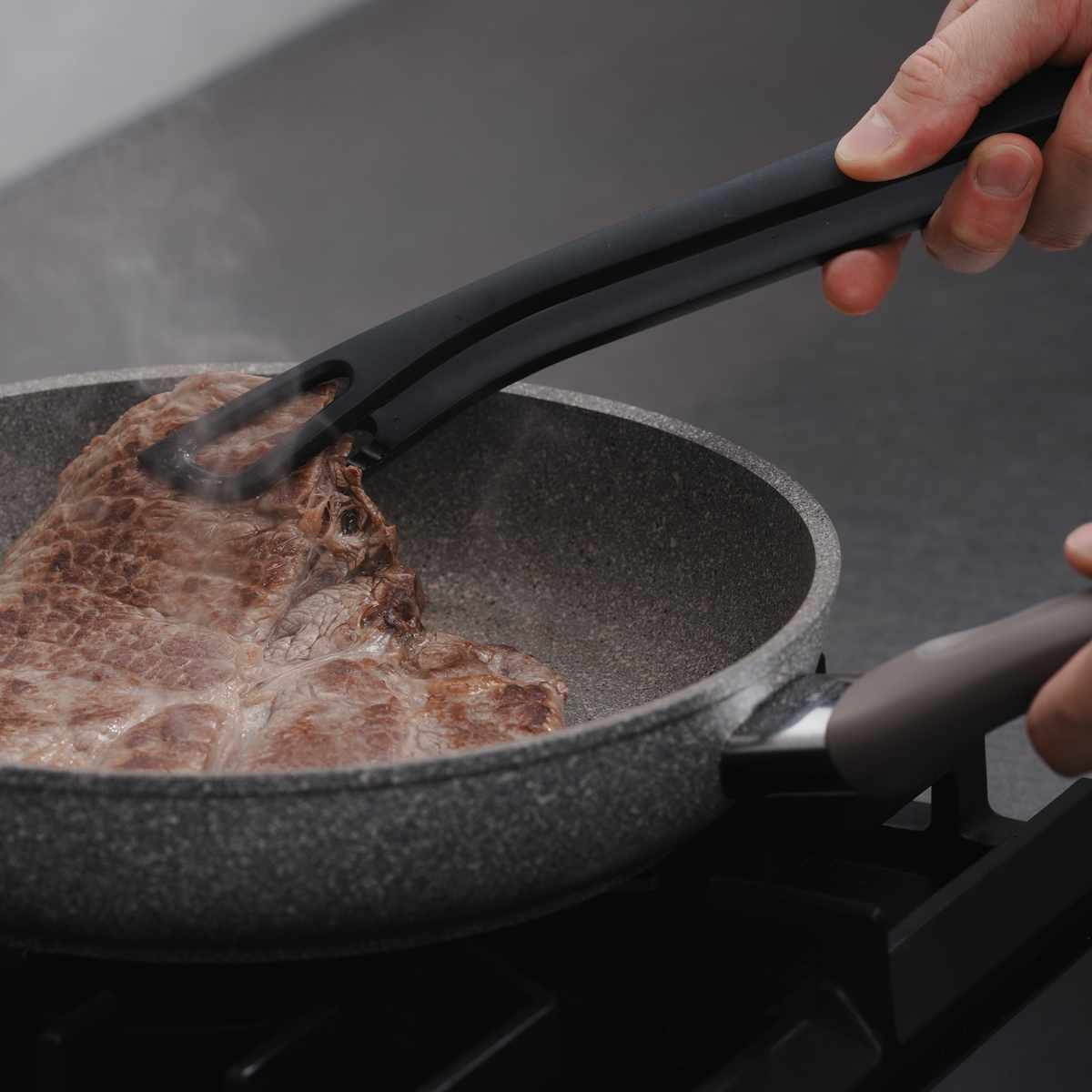 サンクラフト（SUNCRAFT） 揚げ物トング ナイロン製 食洗機対応 グラス