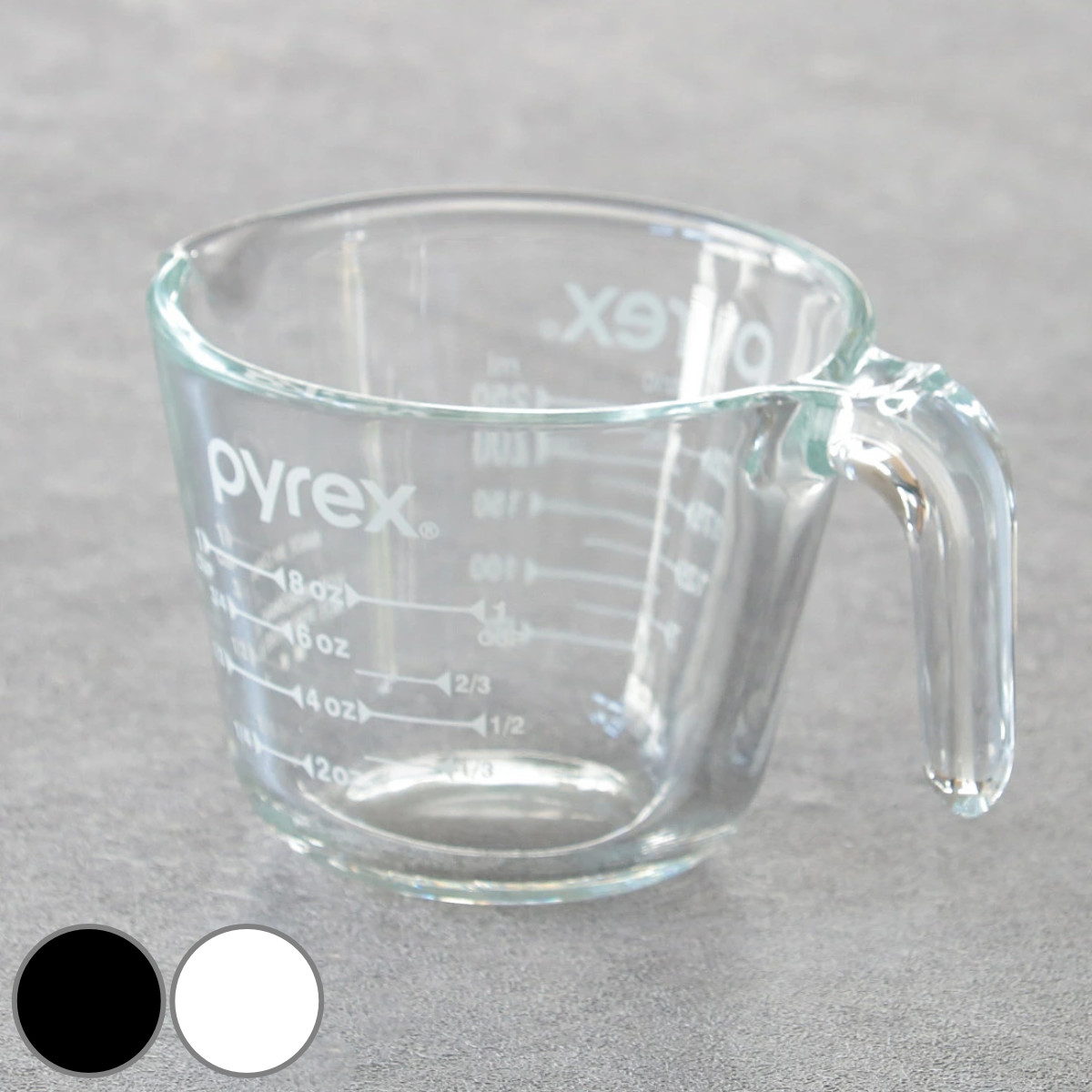 PYREX（パイレックス） 計量カップ 250ml 耐熱ガラス 取っ手付き