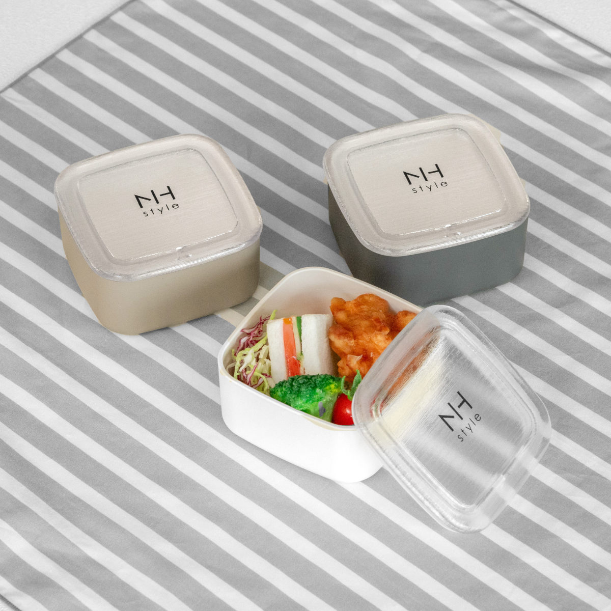 正和 シール容器 330ml NH style角サイドケースS （ 弁当箱 ランチ