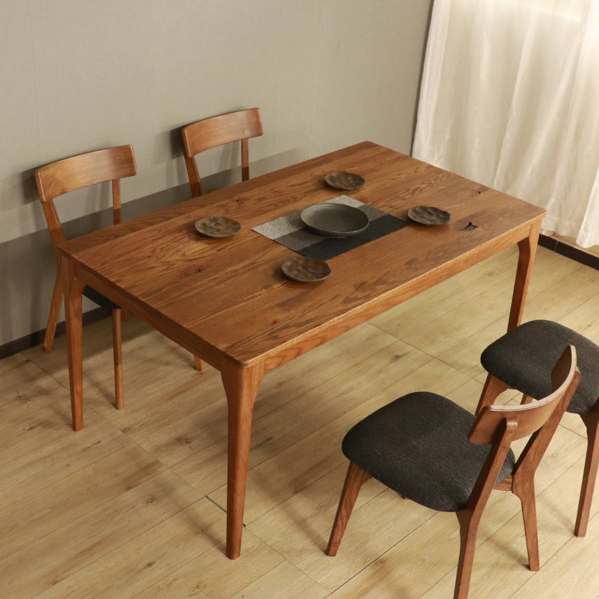 ダイニングテーブル 幅150cm メーベル （ 4人掛け オーク レッドオーク