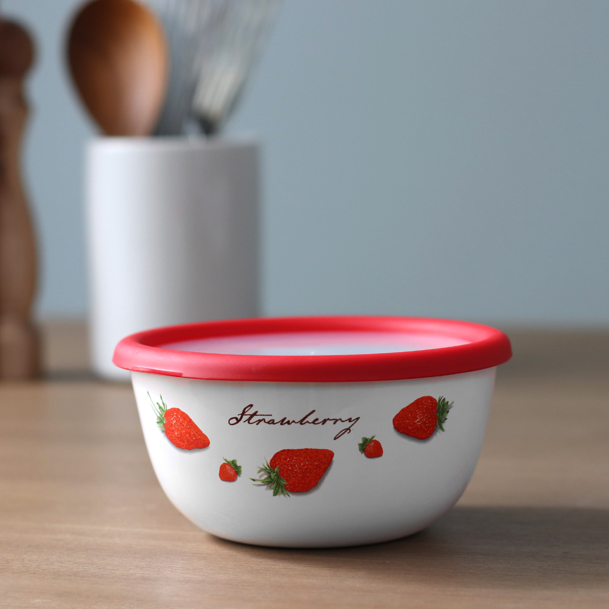 月兎 ボウルセット ホーローレッド 富士ホーロー ビンテージ ホーロー