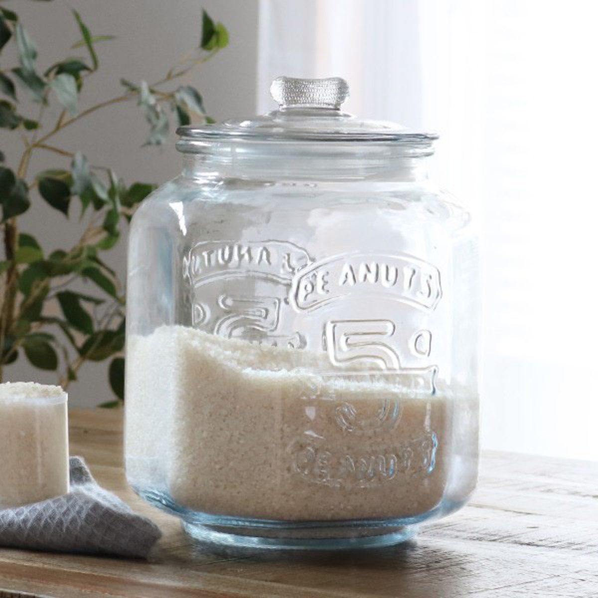 保存容器 2.3L アンティーククッキージャー ガラス （ キャニスター