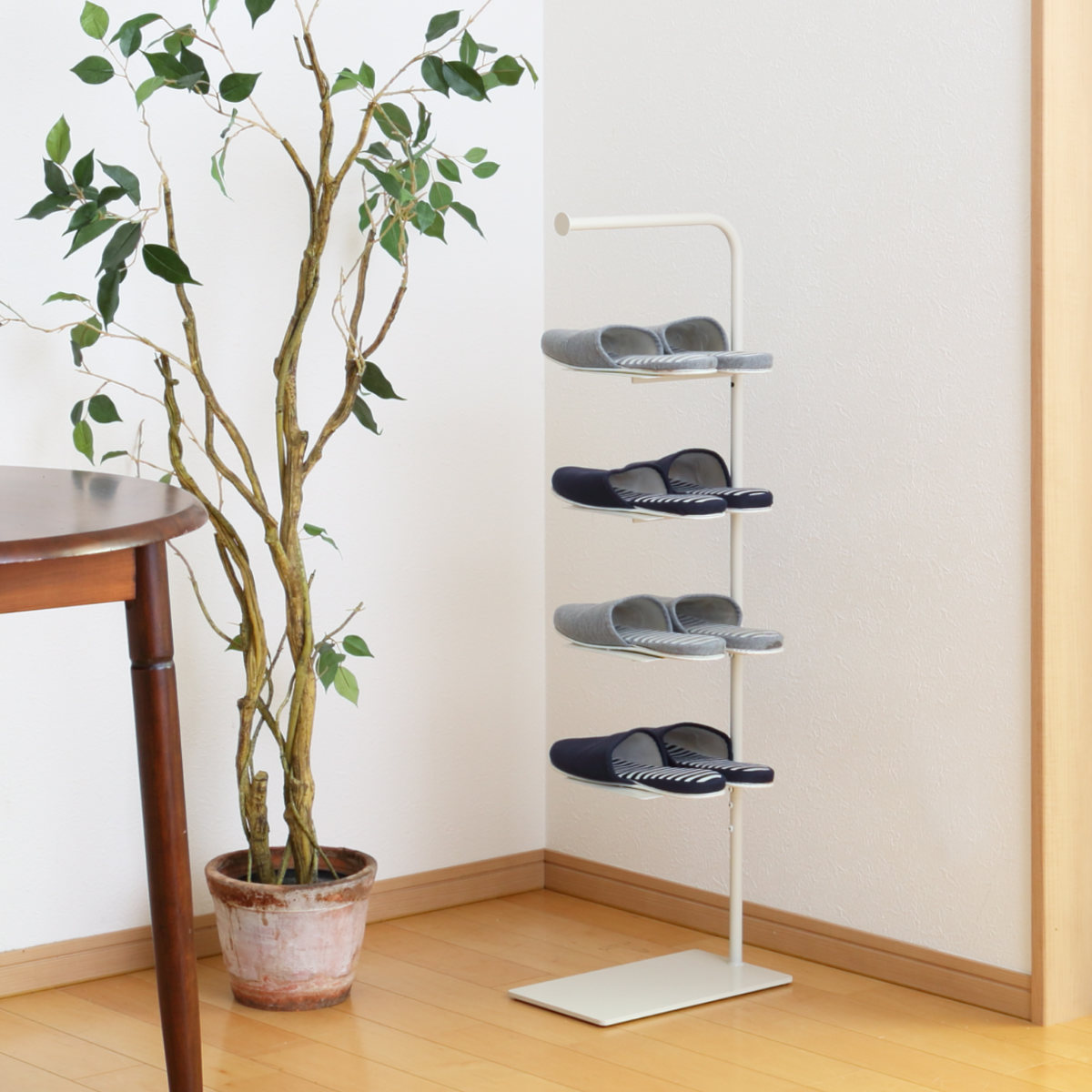 シューズラック Stack rack 5段 （ シューズ ラック 靴収納 玄関収納