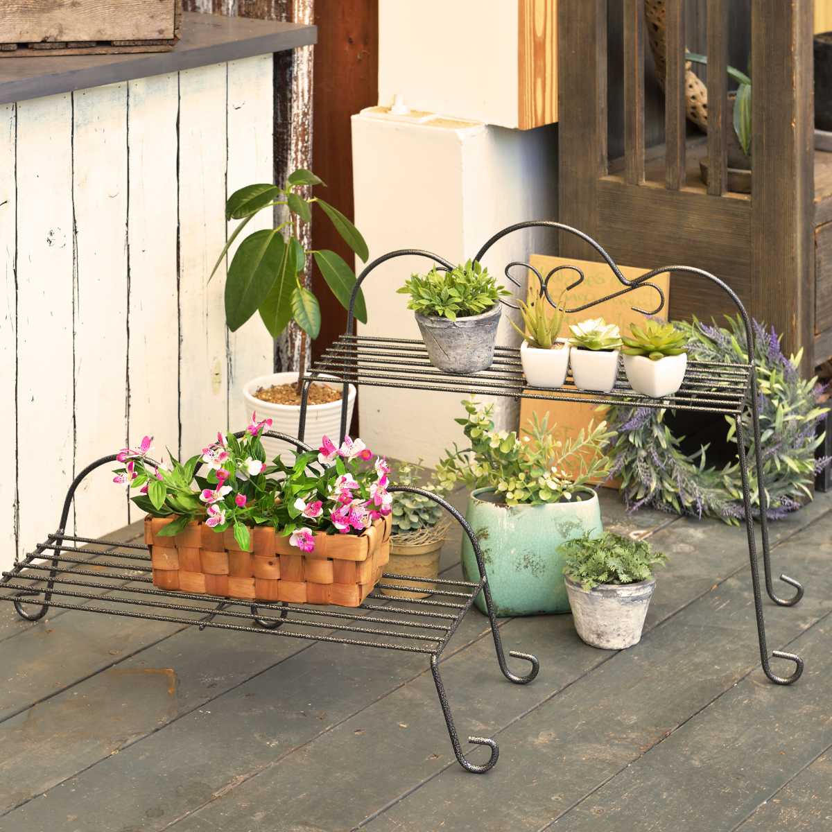 プランタースタンド チェアースタンド ハイタイプ （ フラワースタンド