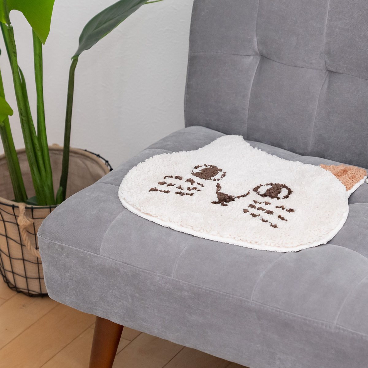 チェアパッド にゃふにゃふ ダイカットチェアパッド （ チェアマット