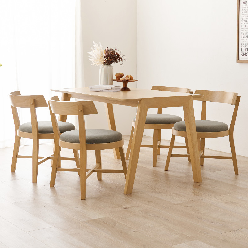 HAGiHARA（萩原） ダイニングテーブルセット 4人掛け 5点セット