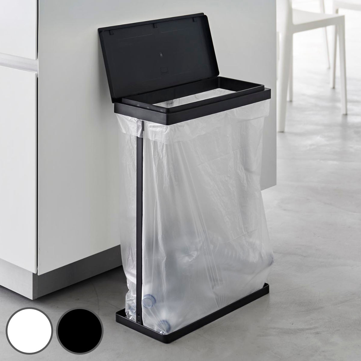 tower 3分別ごみ箱 ブラック 45L Amazon｜山崎実業 tower タワー 蓋