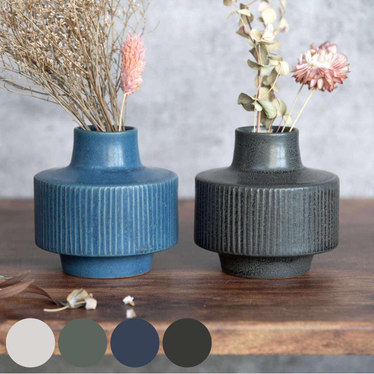 花瓶 オクサ フラワーベース フラット （ 花器 せっ器 花ビン 花びん