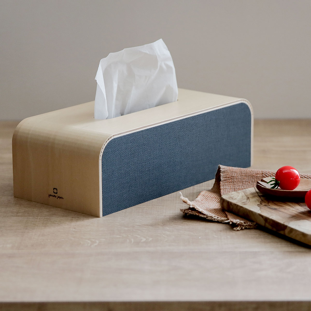 ヤマト工芸 ティッシュケース 木製 yamato COLOR BOX （ ティッシュ