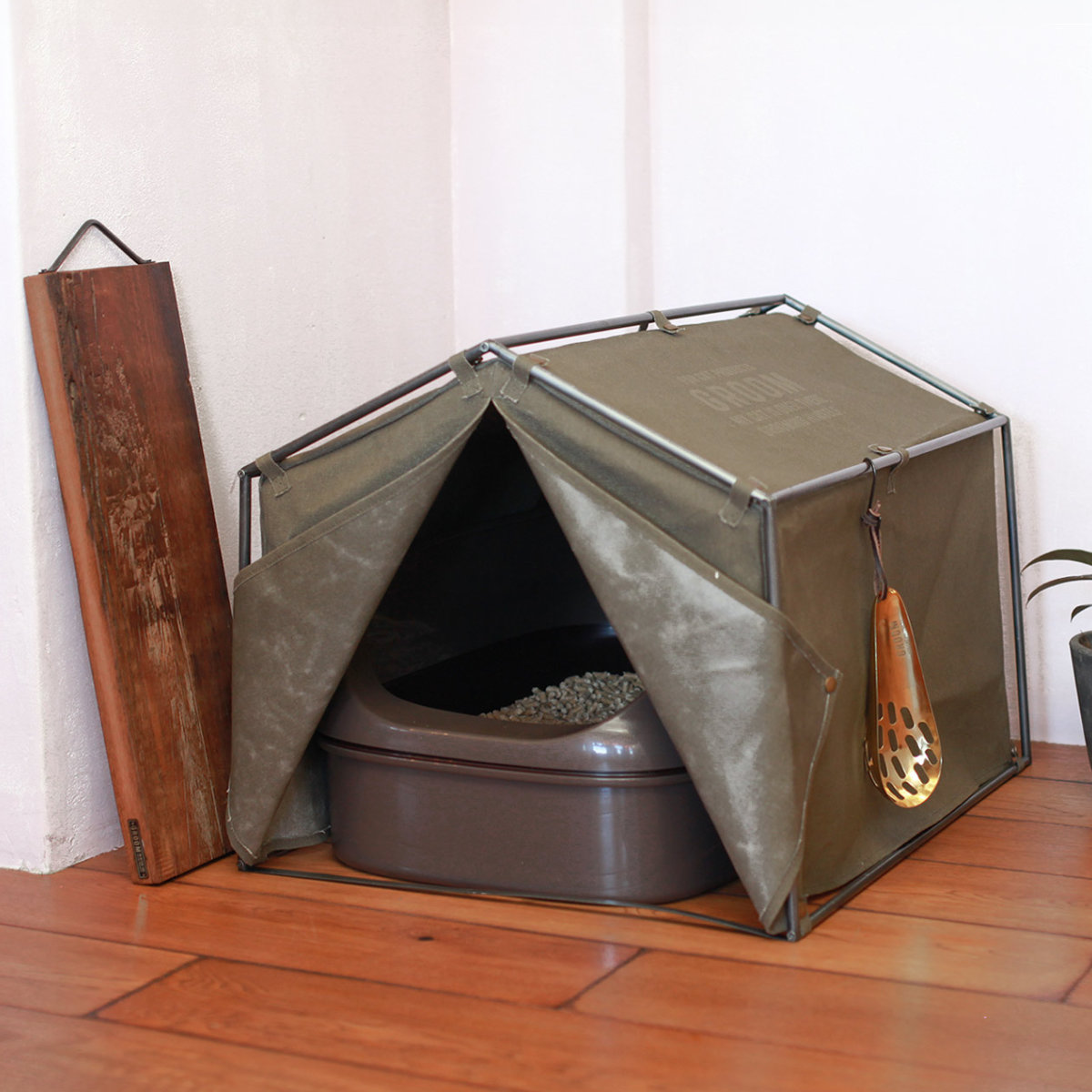Creer トイレカバー 猫 テント 隠す （ 猫トイレカバー カバー レスト