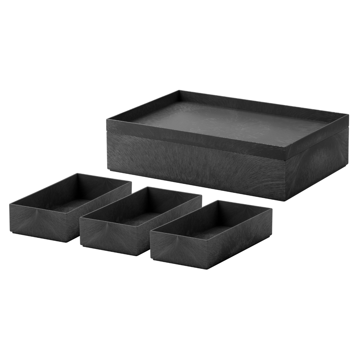 Like-it（ライクイット） 収納ケース タイディアップボックス 浅型 5点