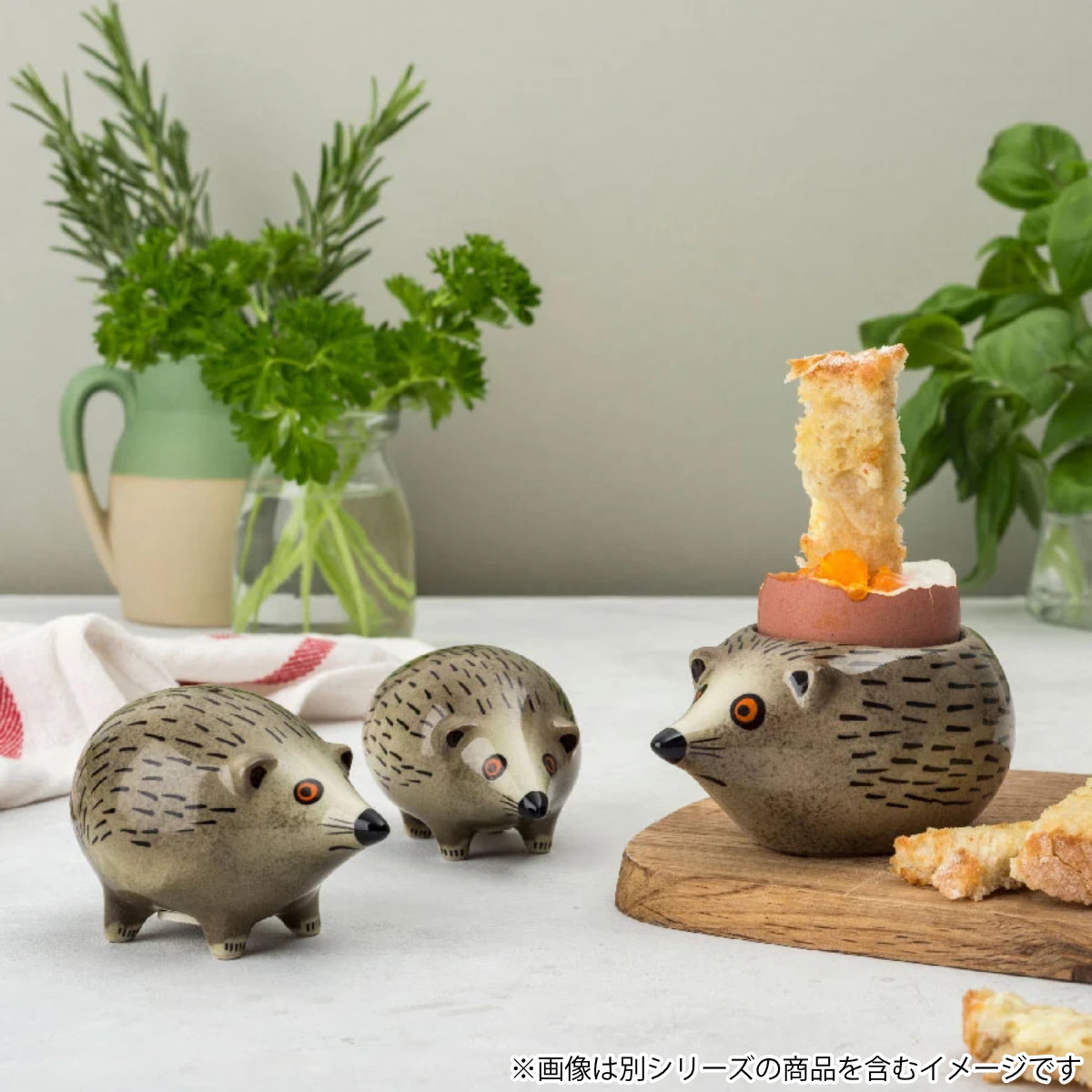 新品　ハリネズミ　塩コショウ入れ　調味料入れ　スパイス入れ　はりねずみ Hannah Turner（ハンナターナー） 調味料入れ 塩コショウ入れ