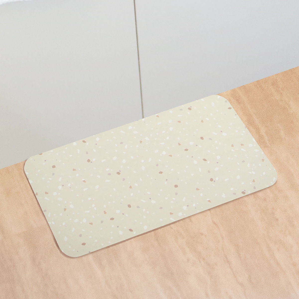 手洗い用マット 19×39cm （ マット 洗面所 足元マット すべり止め ）