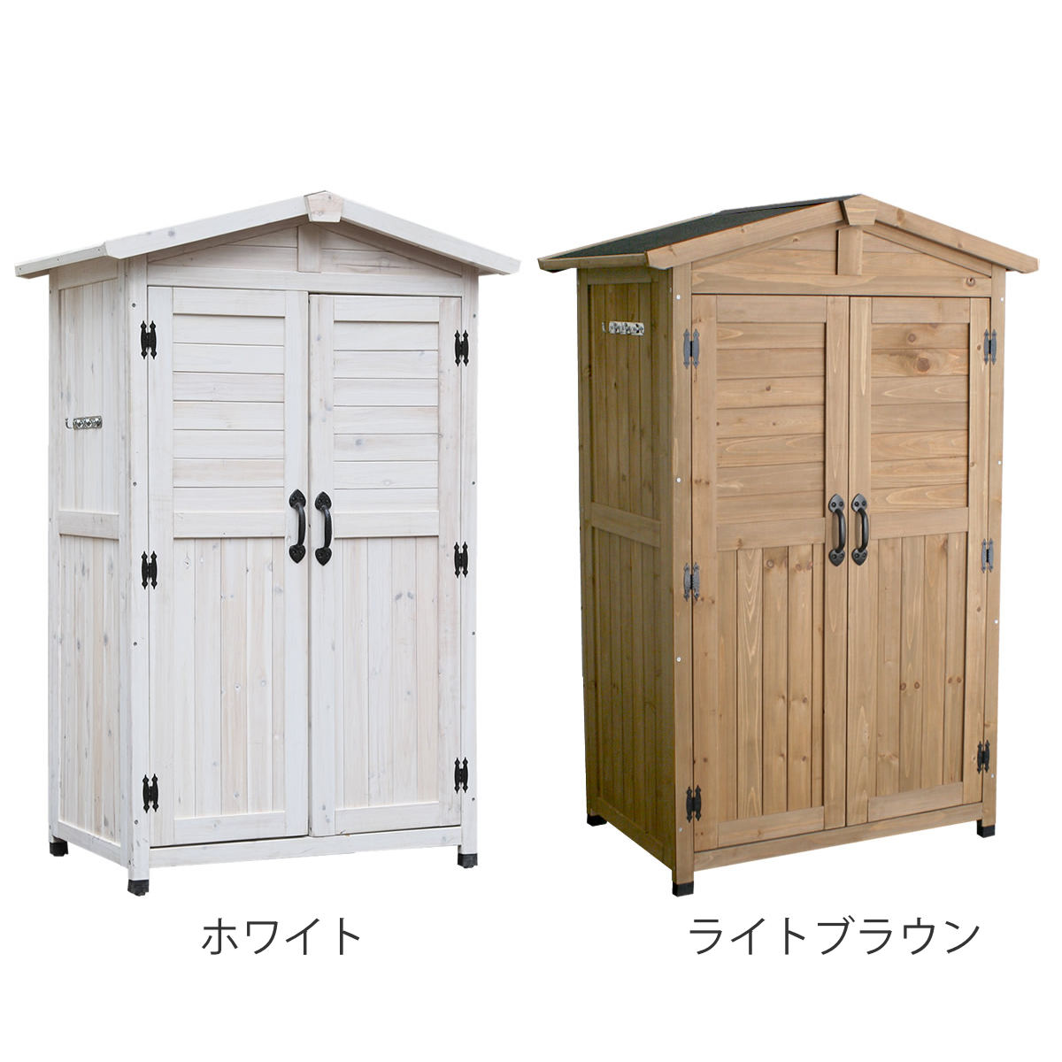 物置 三角屋根収納庫 木製 倉庫 屋外 ( 屋...の詳細画像2