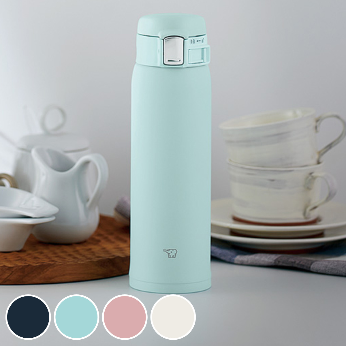 象印（ZOJIRUSHI） 水筒 480ml ステンレスマグ ワンタッチオープン