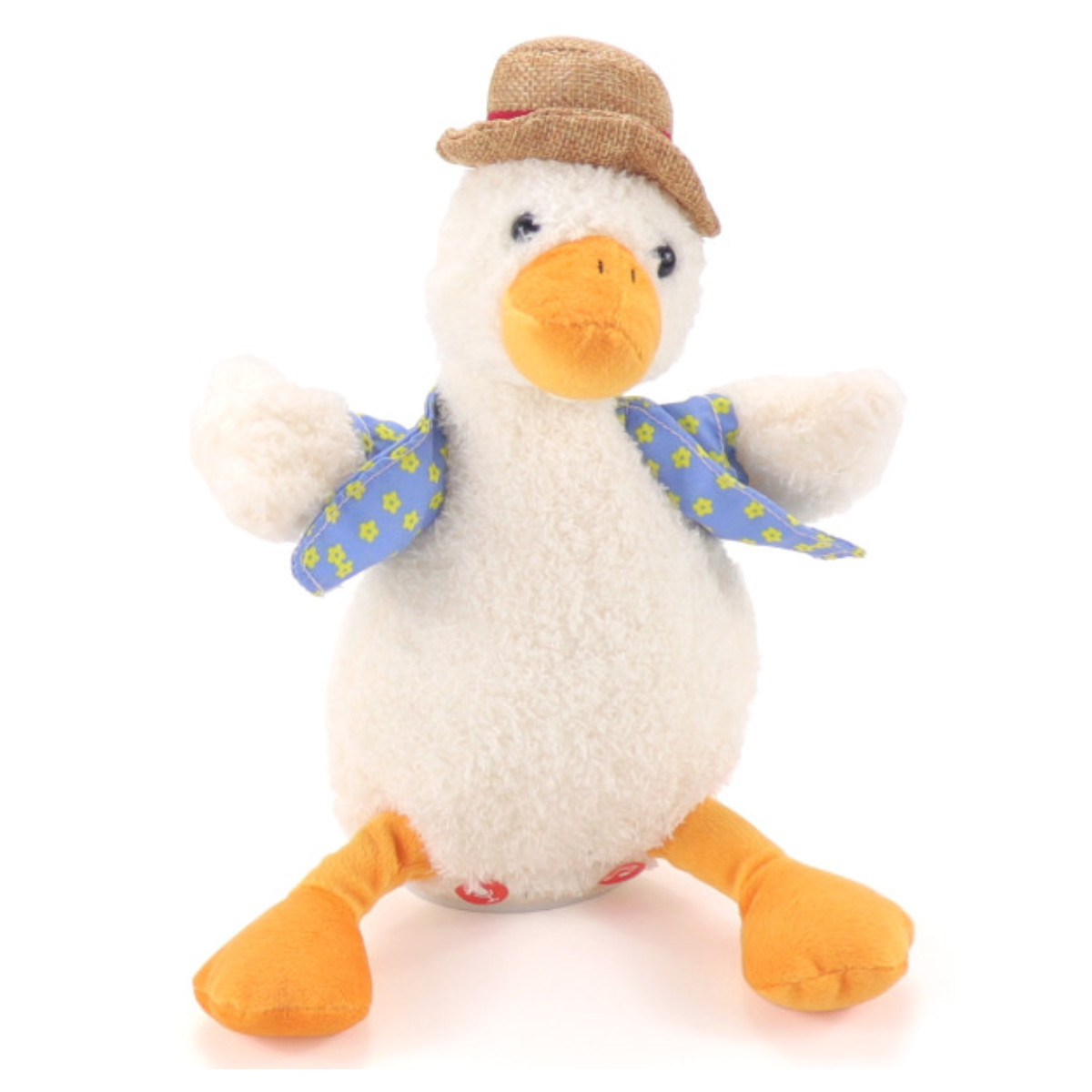 ぬいぐるみ ダンシング おしゃべりアヒル 録音モード 音楽モード 60曲 ( おもちゃ アヒル ものまね 声マネ おしゃべり 喋る ダンス 真似 オウム返し )