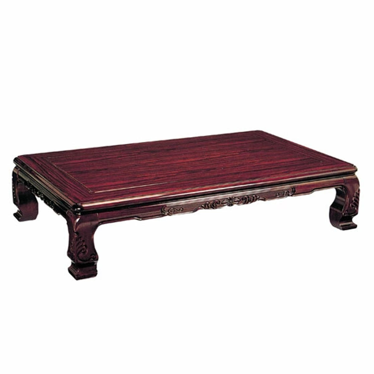 座卓 幅150cm 宝来 木製 ローテーブル 完成品 日本製 （ 座卓テーブル 和風座卓 座敷机 和室 畳 座敷 長方形 紫檀 化粧シート仕上げ シタン ）