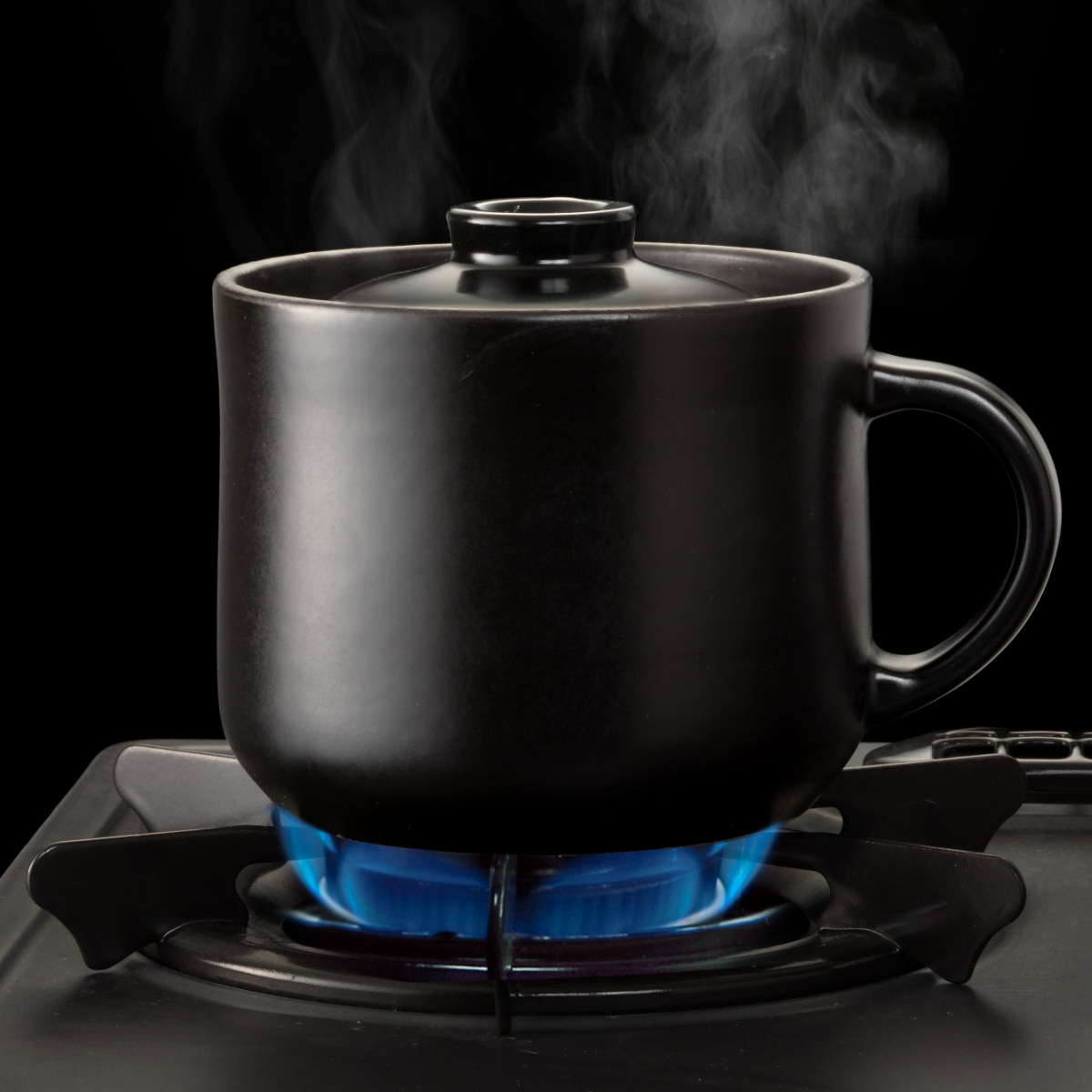 炊飯土鍋 1合 直火対応 電子レンジ対応 マグタイプ （ ご飯鍋 土鍋