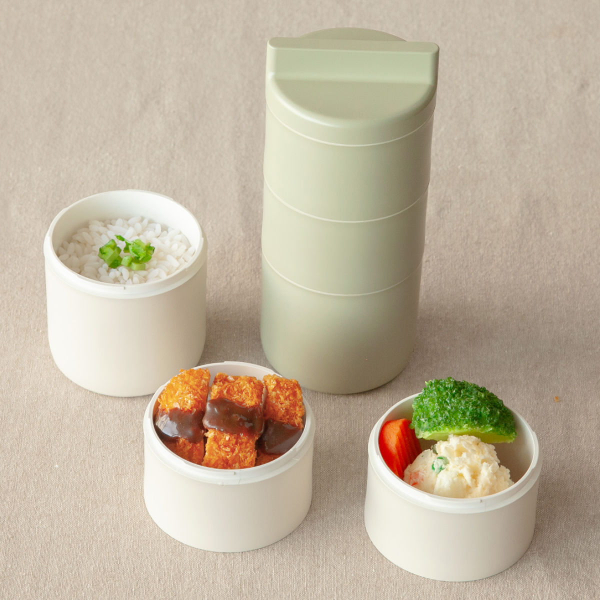 弁当箱 3段 600ml tutu 3段ランチボックス （ お弁当箱 ランチボックス