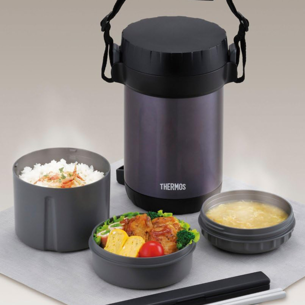 THERMOS（サーモス） ランチジャー 保温弁当箱 ステンレス製 食洗機