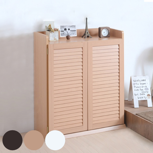 JK-PLAN（ジェイケイ・プラン） 下駄箱 幅75cm 1個 ルーバー 組立品