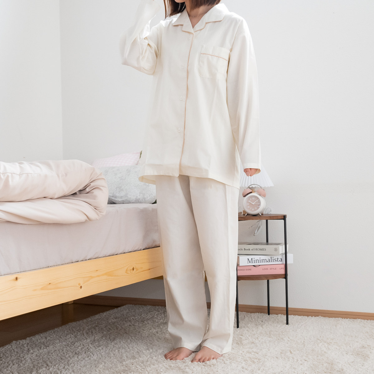 JK-PLAN（ジェイケイ・プラン） パジャマ Mサイズ 播州織 前開き 日本