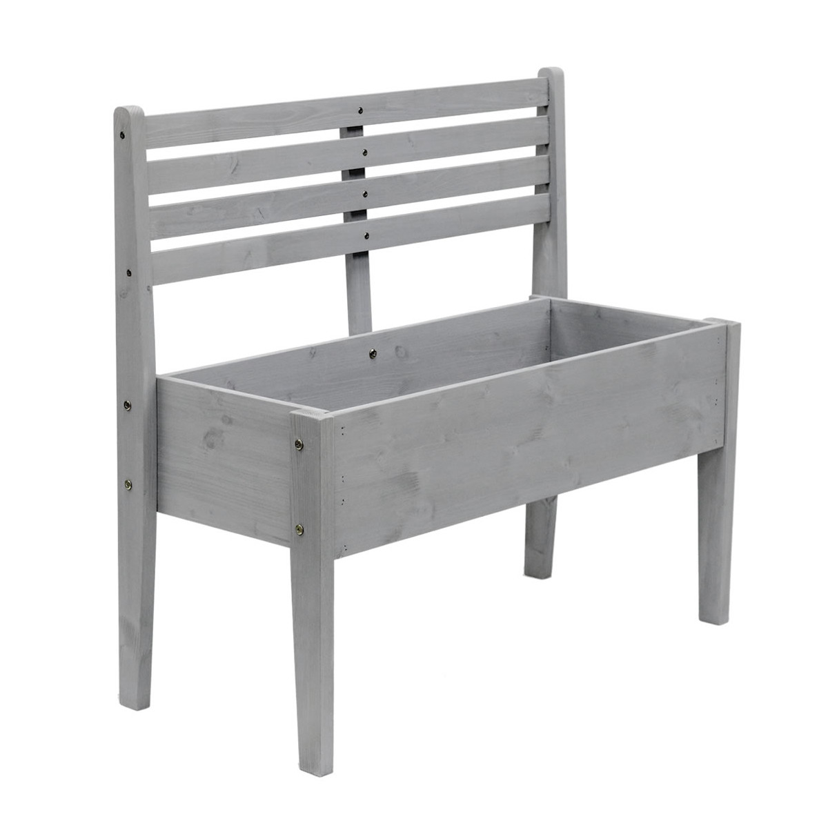 プランタースタンド 天然木 チェア型 幅80cm 木製 （ プランター