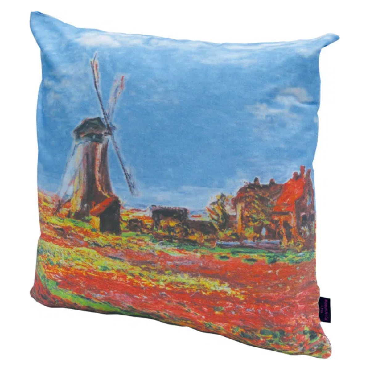 クッションカバー　モネ　絵画 クッションカバー 名画クッションカバー 45×45cm モネ （ クッション