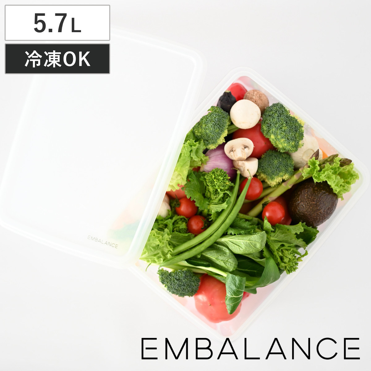 EMBALANCE 5.7L レクタングルコンテナ 角型