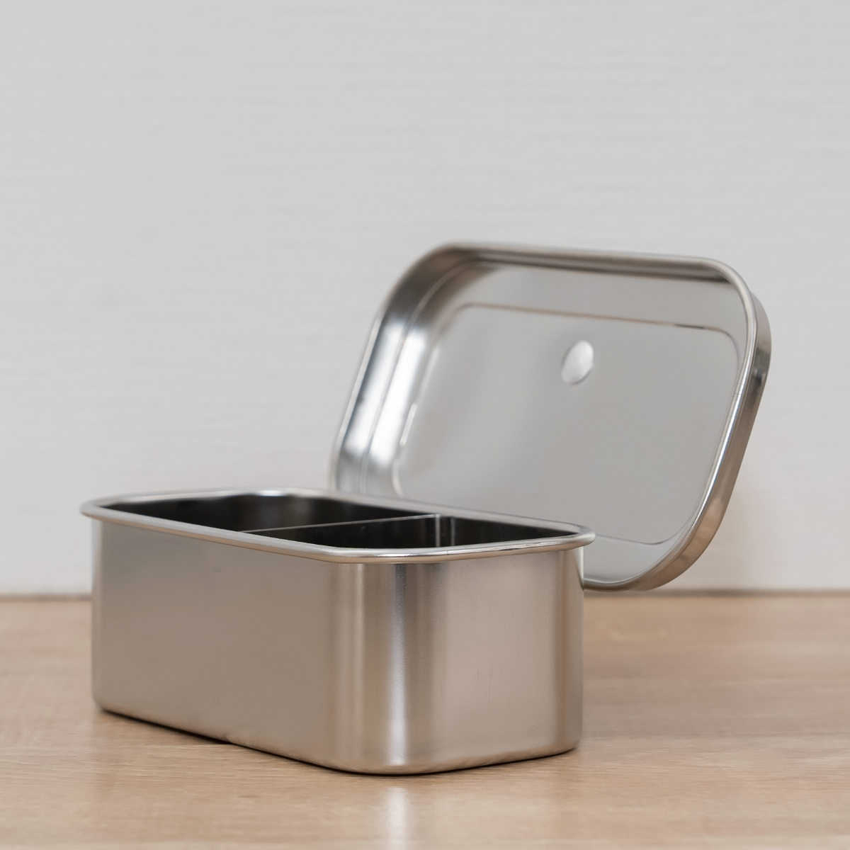 保存容器 18-8プレス ヤクミ入れ 2つ仕切り （ 薬味入れ ステンレス 蓋