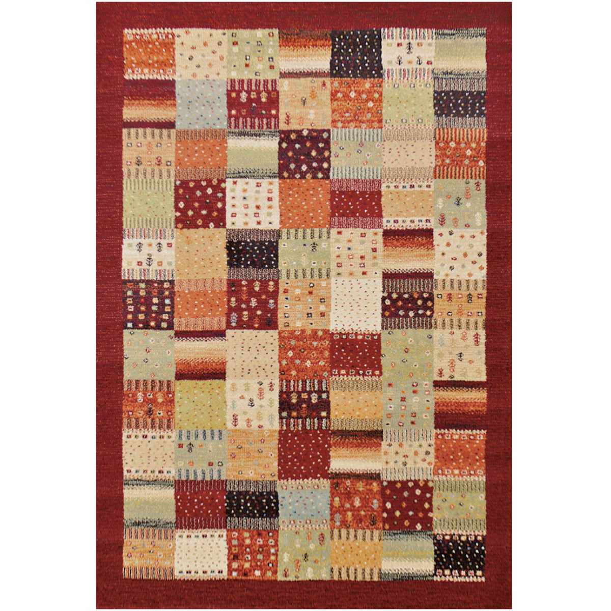 ふっかり！ウィルトン織 ギャッベ 高密度 ラグ 200×250cm-94001