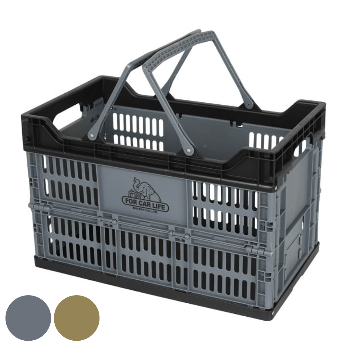 DULTON ���������� �t�H�[���f�B���O�V���b�s���O�o�X�P�b�g 30L �i �_���g�� ��48×���s28×����31cm �o�X�P�b�g ���� �J�S �܂肽���� �ςݏd�� �������[ �j