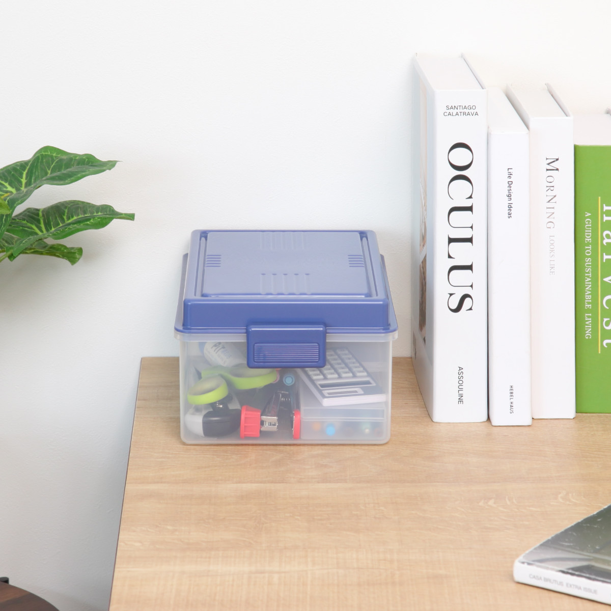 サンコープラスチック 収納ボックス ベストボックス A5 蓋付き （ 幅