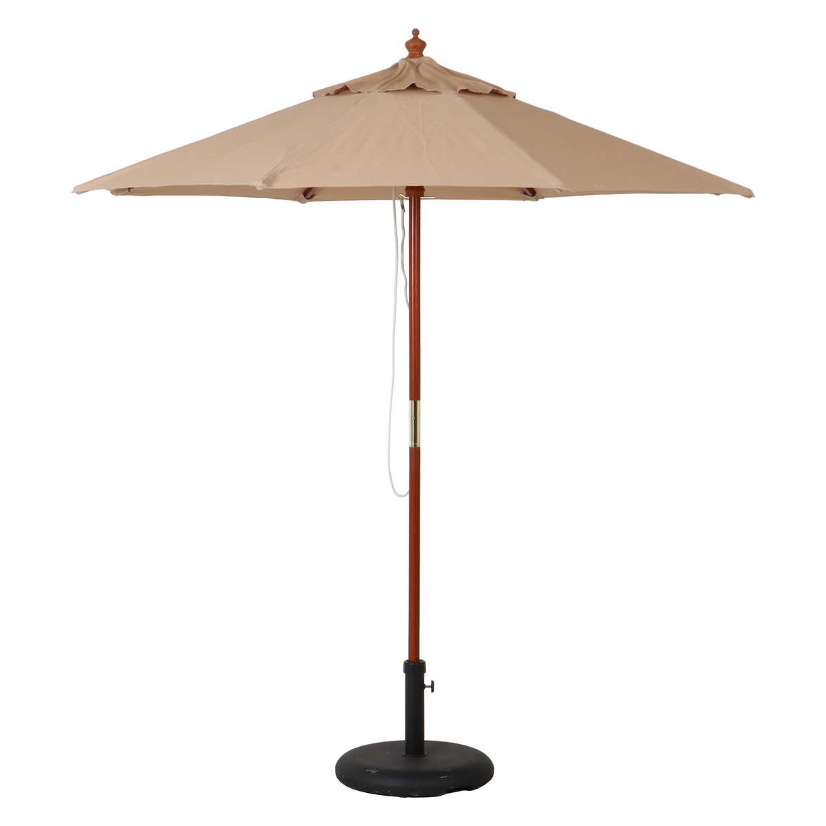 不二貿易（Fuji Boeki） パラソル 木製 直径210cm ガーデンパラソル