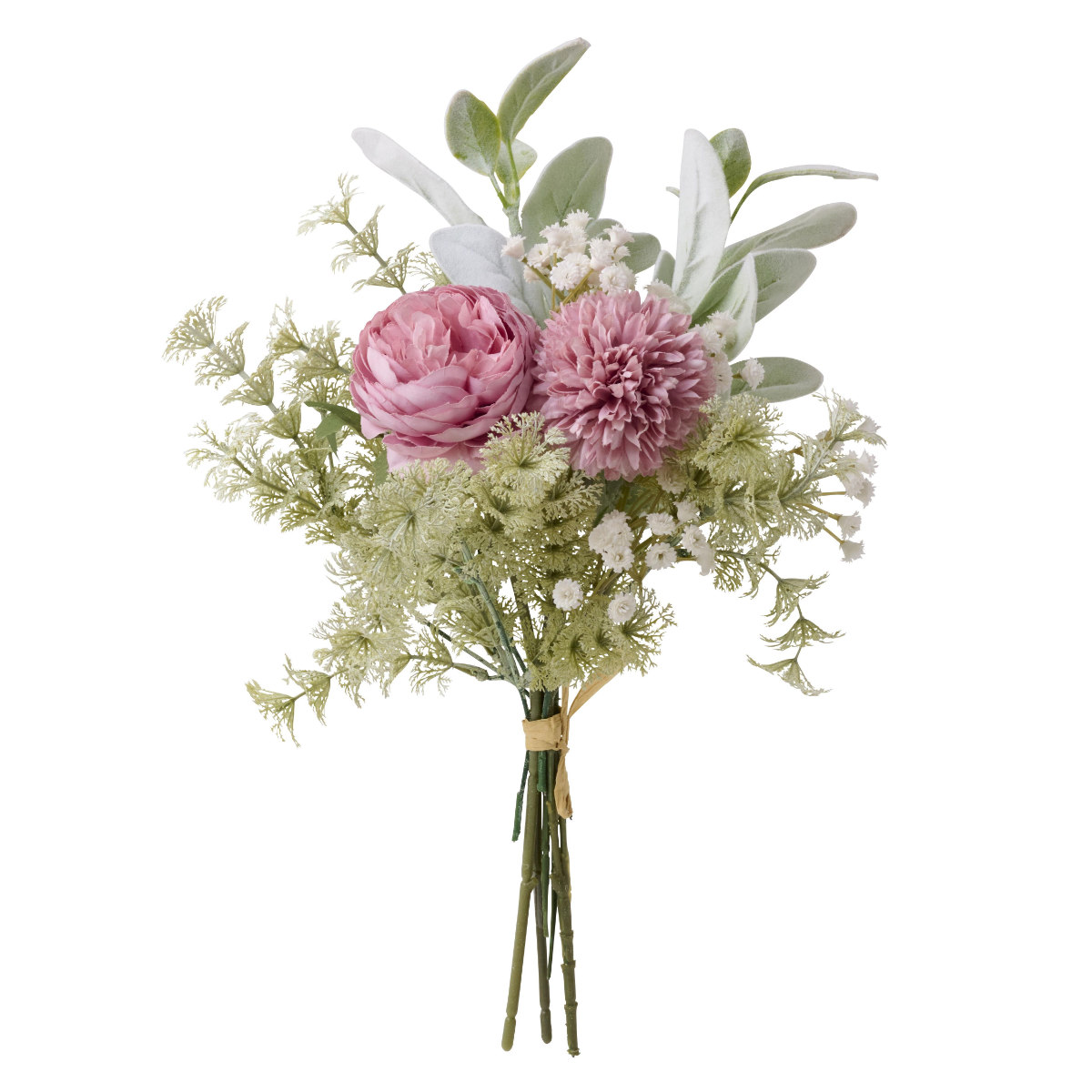 造花 ミックスフラワーブーケ 4束セット （ ブーケ 花束 花 インテリア