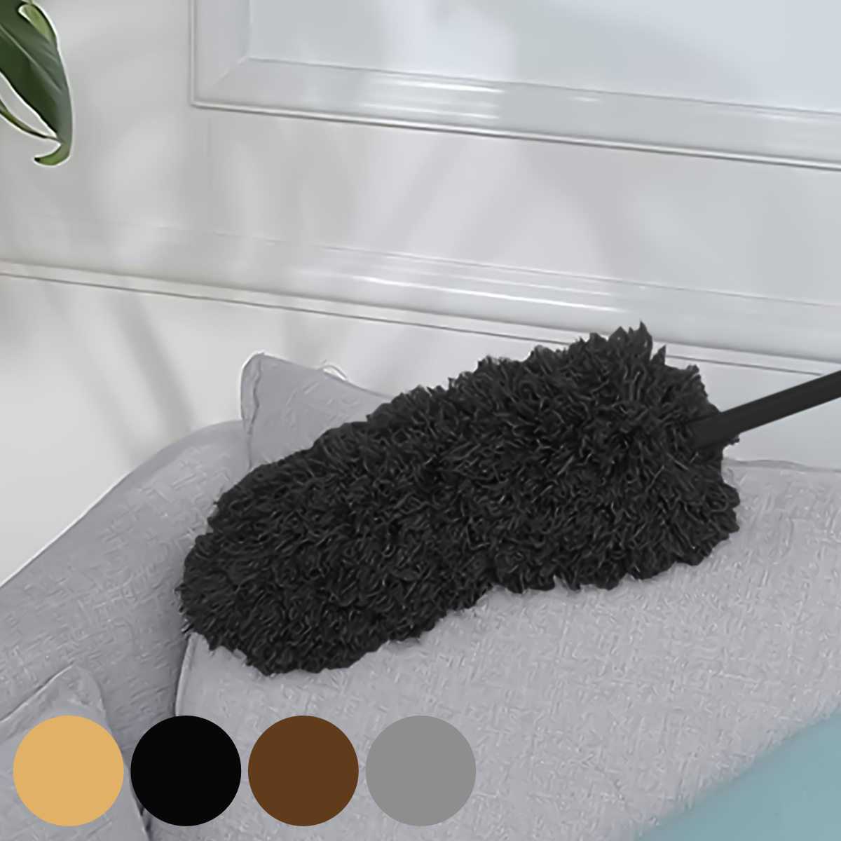 ほこり取り マイクロファイバーハンディモップ 乾拭き専用 （ ホコリ取り リビング 掃除 ほこり 埃 乾拭き マイクロファイバー ハンディ モップ ）