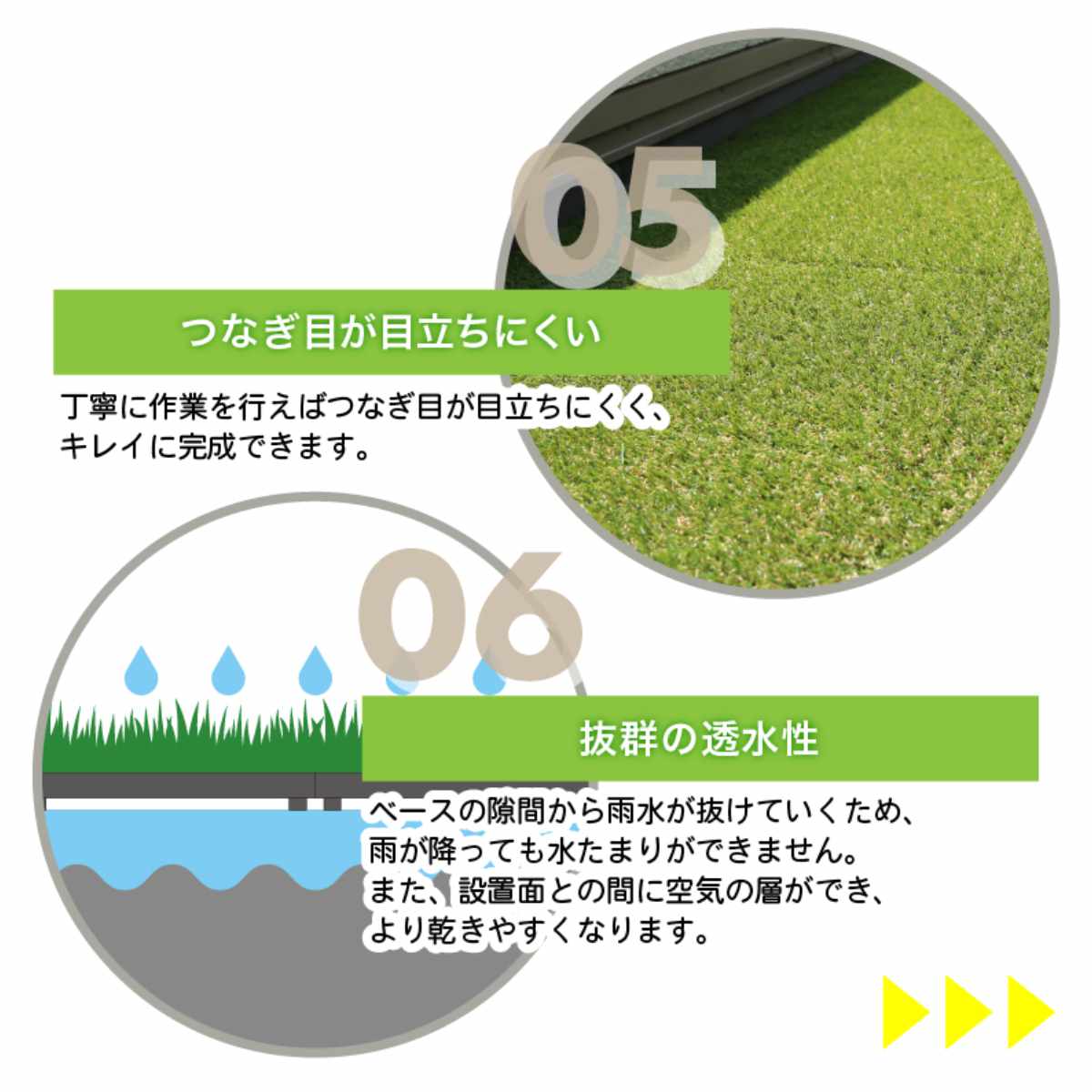unionbiz - 人工芝 合わせ目式 メモリーターフ 真四角 30×30糎 9枚入り口・入口 （ 人工 芝 合わせ目 即物的 庭 縁側 園庭 つや消し 防炎 耐久性 ）