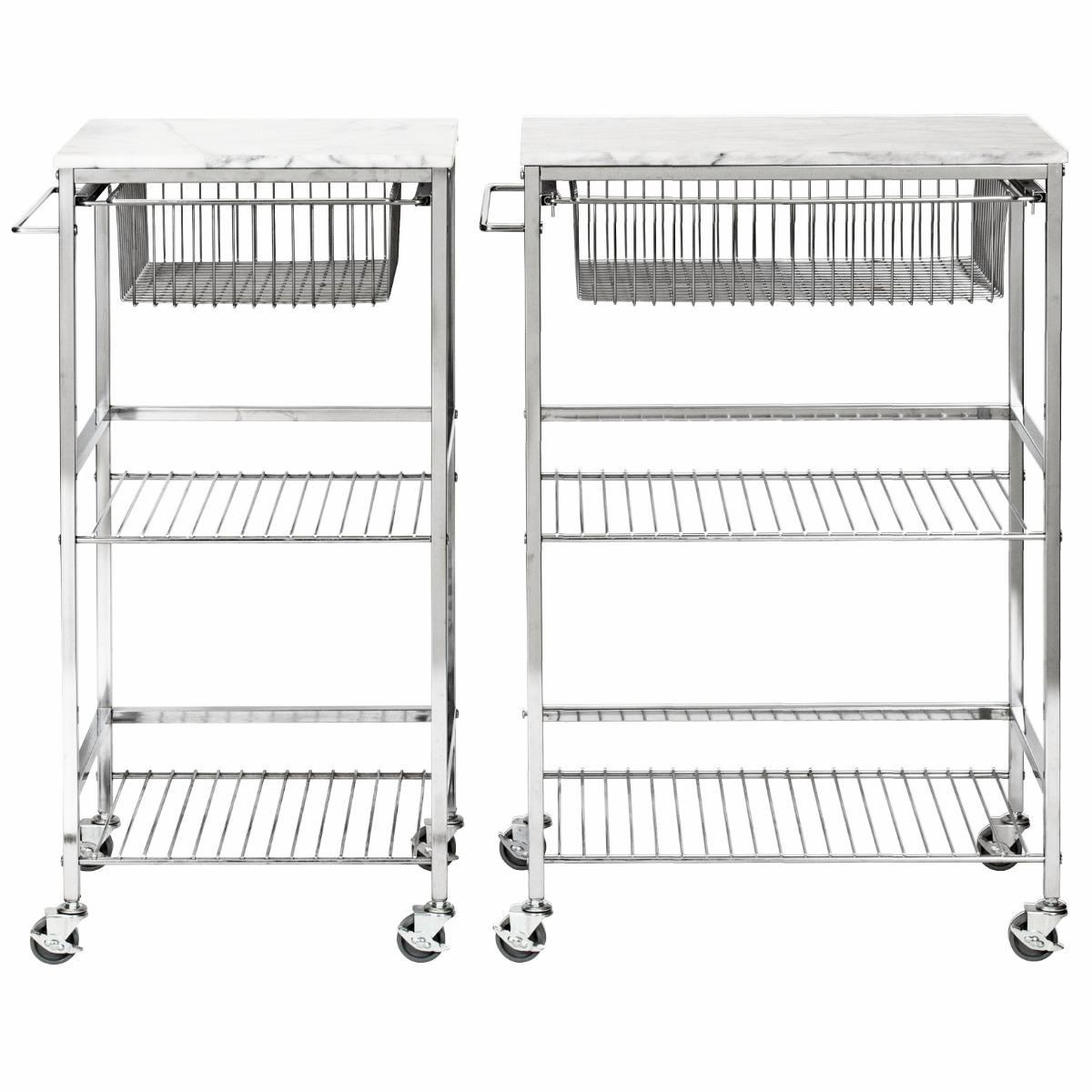 ASPLUND（アスプルンド） キッチンワゴン マーブルトップトローリー L