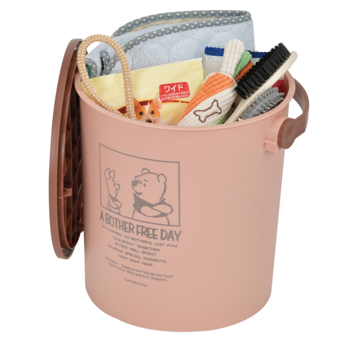 バケツ 15L ディズニー 座れるバケツ くま...の詳細画像4