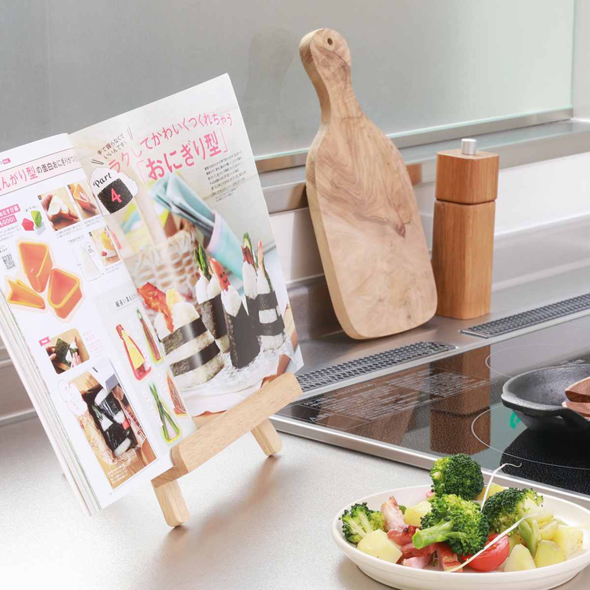 不二貿易（Fuji Boeki） レシピスタンド 木製 ボヌール （ Bonheur