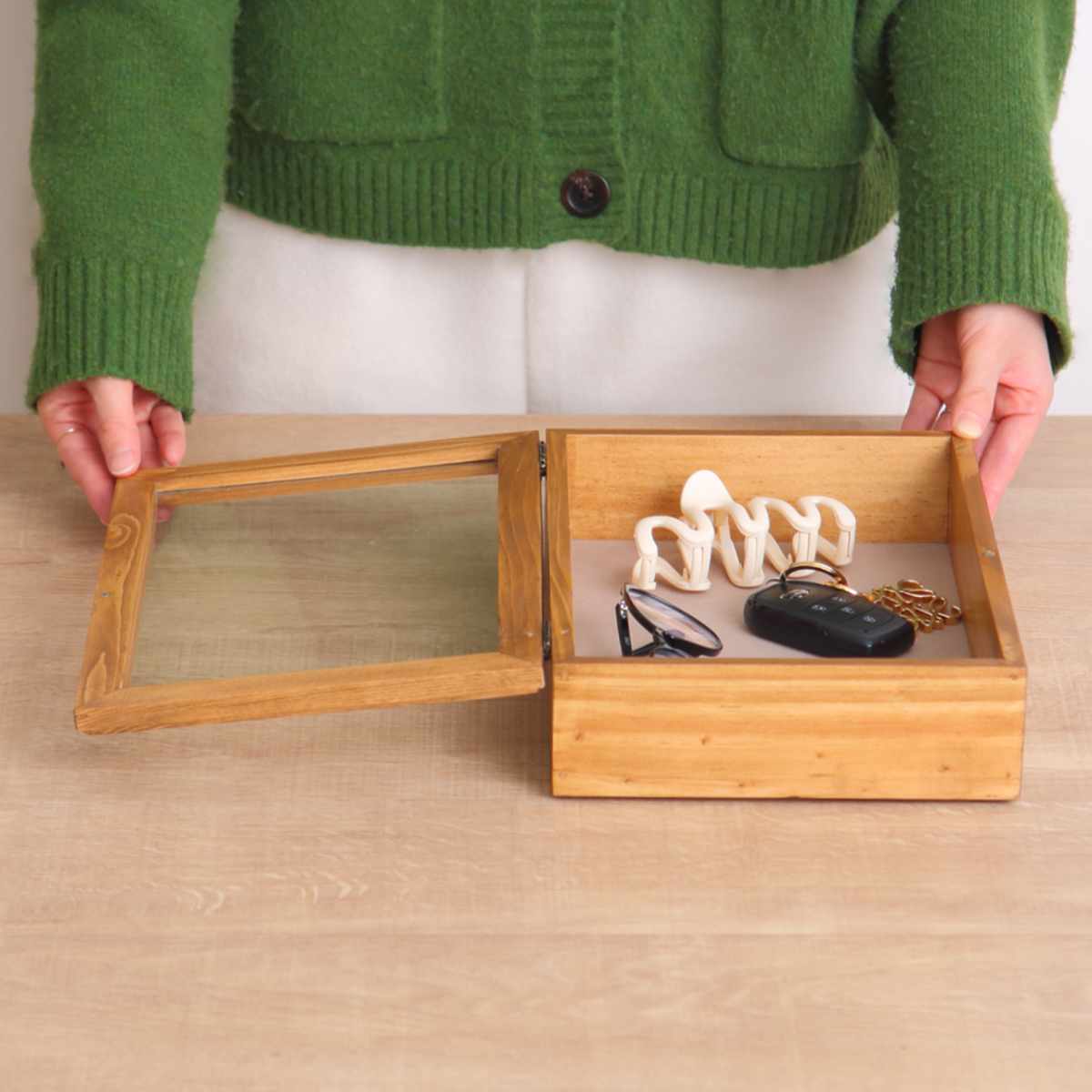 Creer アクセサリーケース ナインマーケ パイン スタッキング