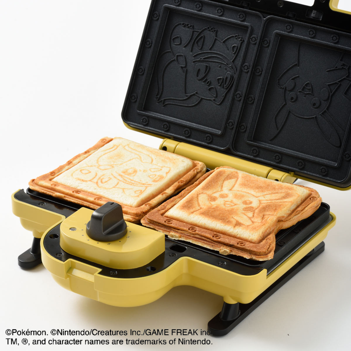 BRUNO ポケモン ホットサンドメーカー ダブル イエロー BRUNO（ブルーノ） ホットサンドメーカー ダブル 両面焼き POKEMON