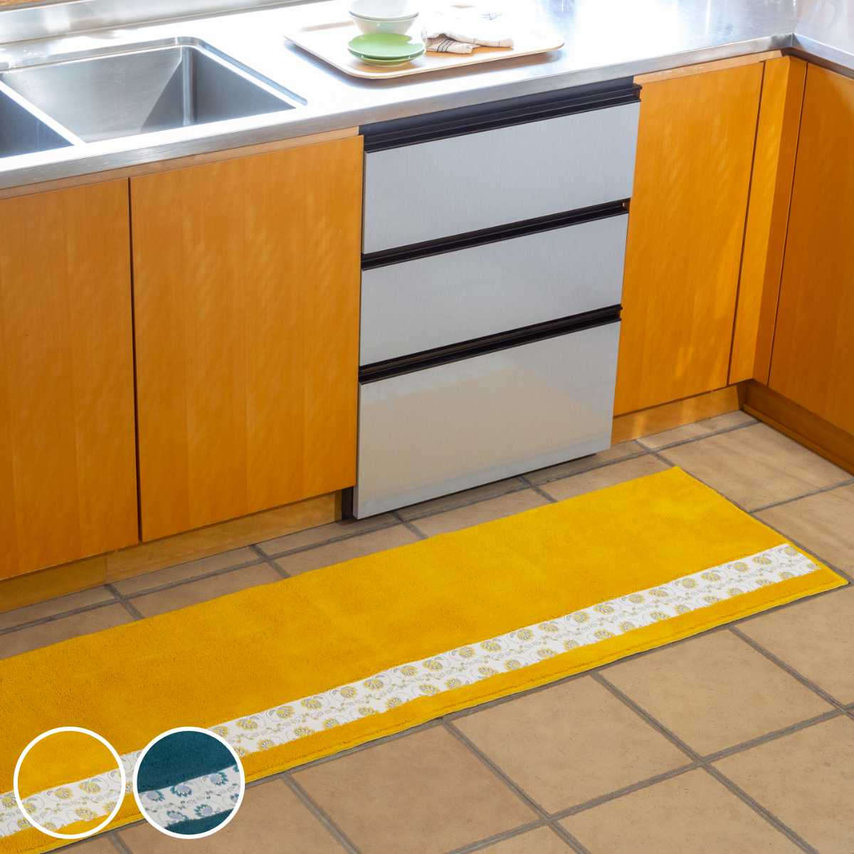 �L�b�`���}�b�g �s�b�N�����c 50×270cm �i 50cm 270cm �􂦂� ���ׂ�~�߉��H �z�� ���� �R�� �h�L ���{�� STUDIO HILLA �j