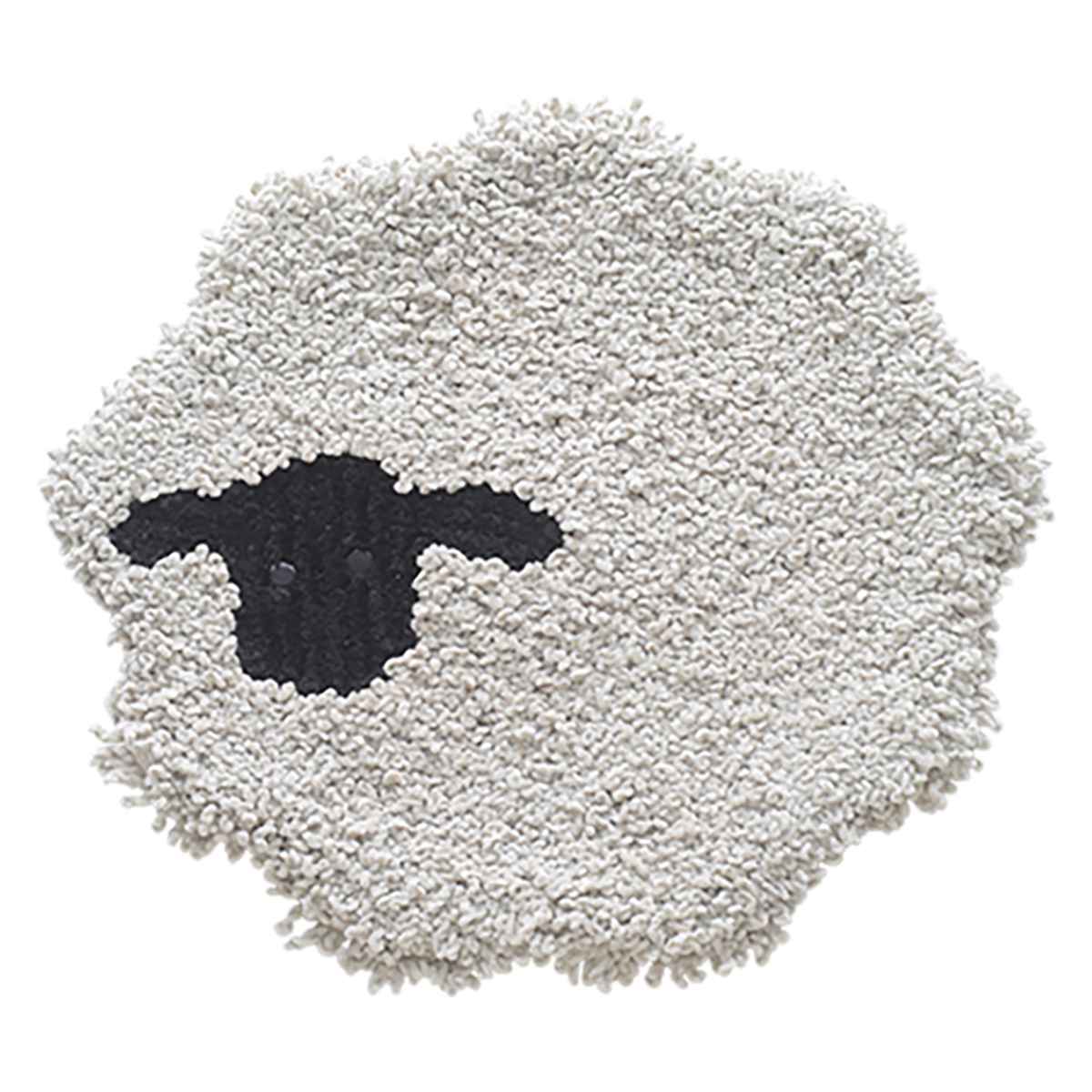 TECHNO PRIME チェアパッド アニマル 約35×35cm ハリネズミ ヒツジ