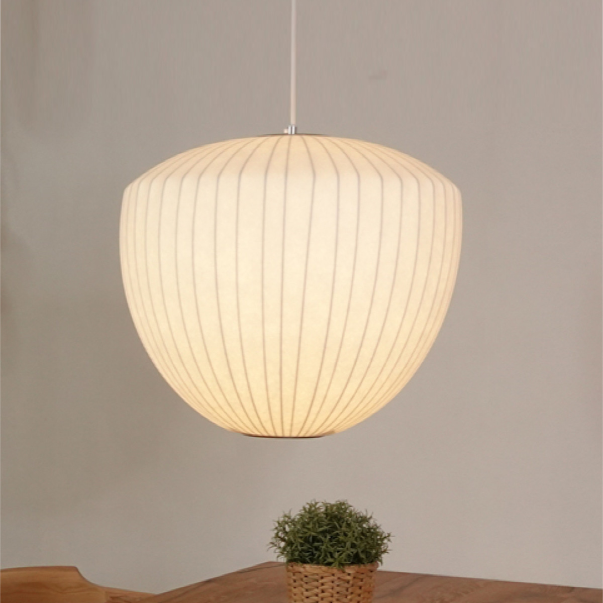 ペンダントライト バブルランプ アップルペンダント リプロダクト LED E26 （ ライト 照明 ジョージネルソン デザイナーズ アップルランプ 幅49cm ）