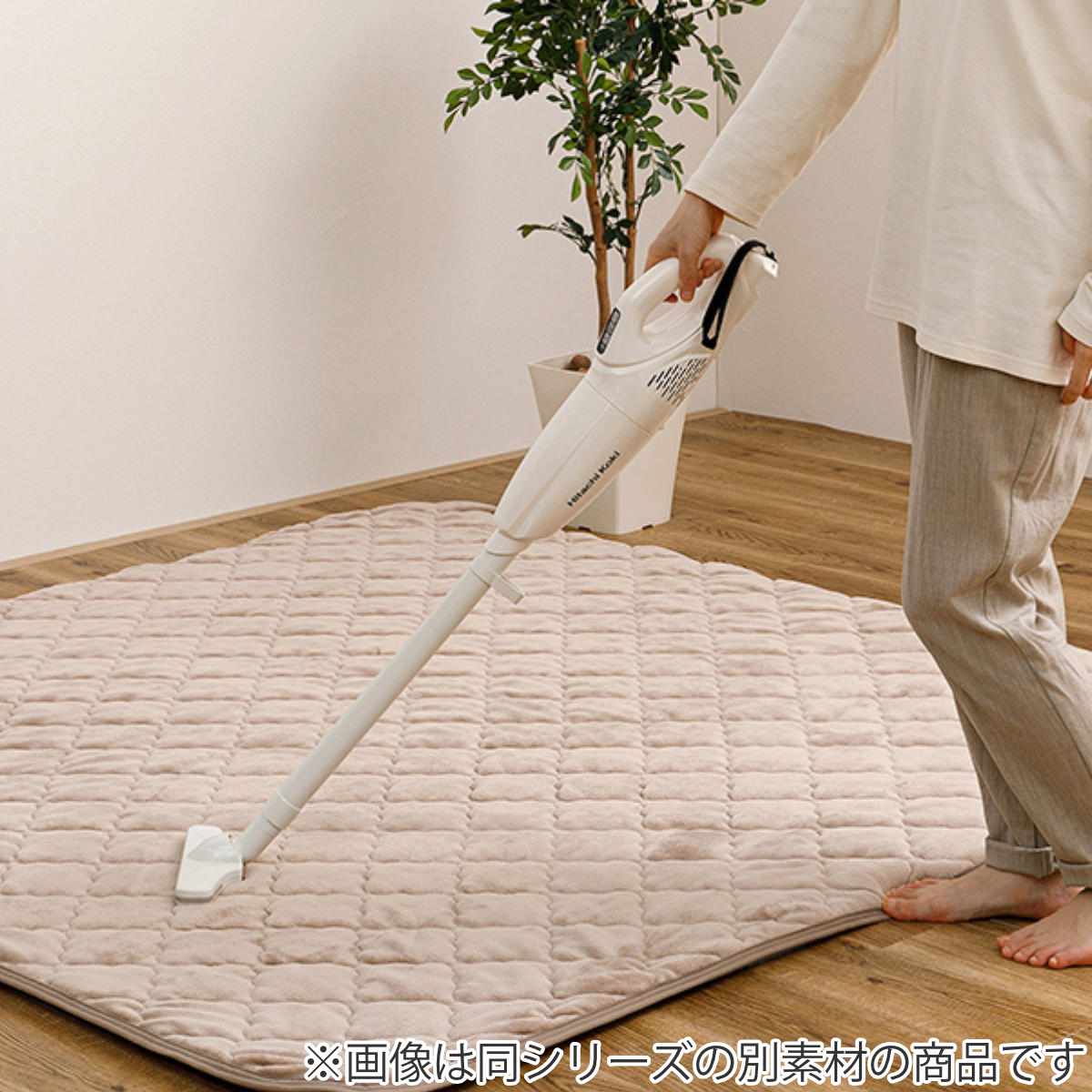ラグ アンダーラグ セット ピターら 185×185cm 接触冷感 下敷きラグ 2畳用 （ マット ラグマット ひんやりマット 正方形 冷感生地 ズレない ） | HAGiHARA | 13